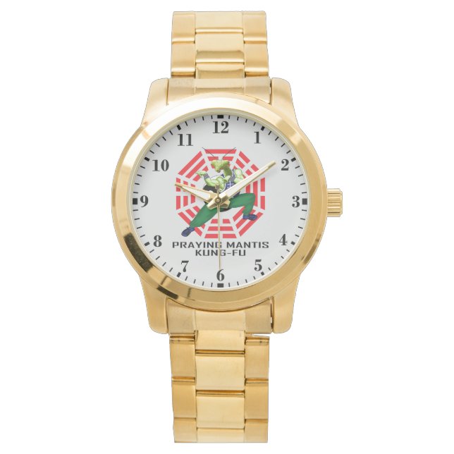 Praying Mantis Kung-Fu Armbanduhr (Vorderseite)