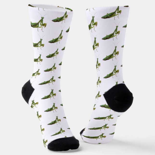 Praying Mantis Socken (Gewinkelt)