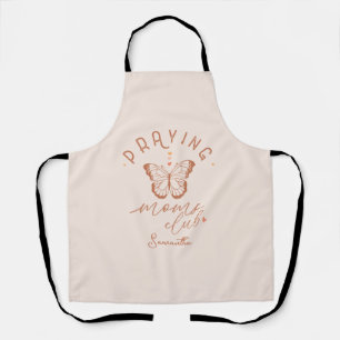 Praying Moms Club: Butterfly Boho Vintage Design Schürze