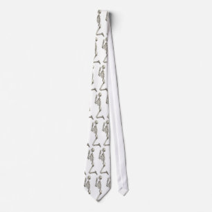 Praying Skeleton Neck Tie Krawatte