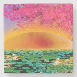 PRAYMANTIS AM SONNENSATZ STEINUNTERSETZER