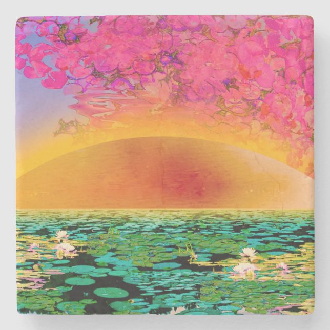 PRAYMANTIS AM SONNENSATZ STEINUNTERSETZER (Vorderseite)