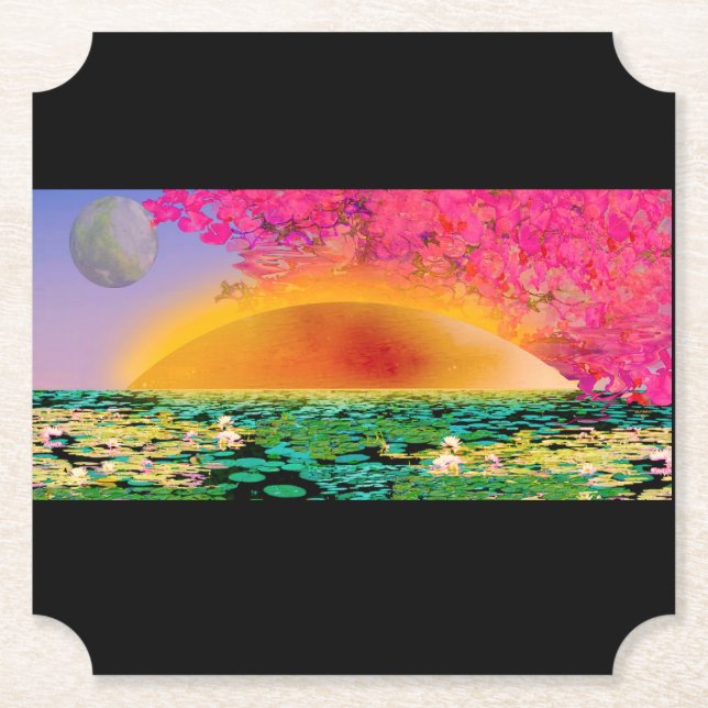 PRAYMANTIS AM SONNENSATZ UNTERSETZER (Vorderseite)