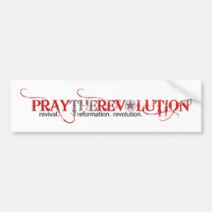 PRAYTHEREVOLUTION Autoaufkleber