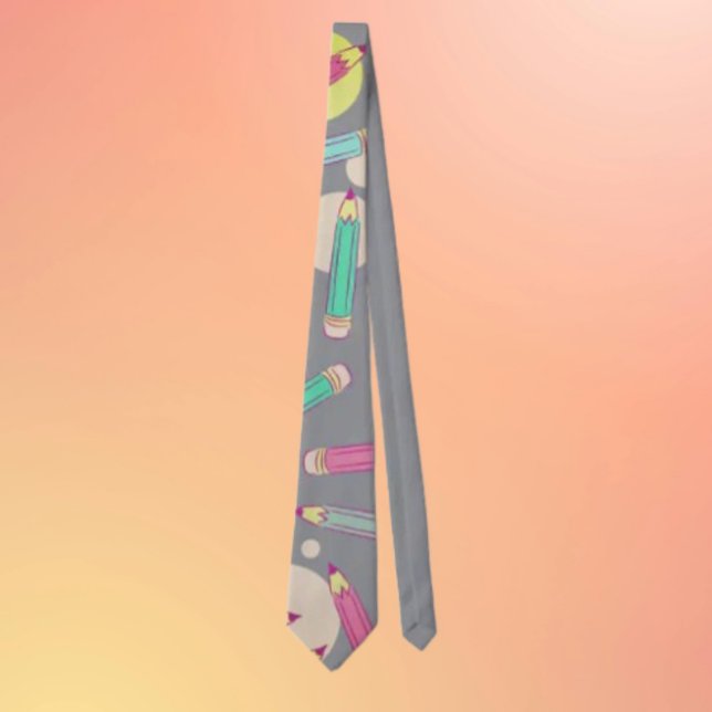 Präzision | Gray Necktie Krawatte (Von Creator hochgeladen)