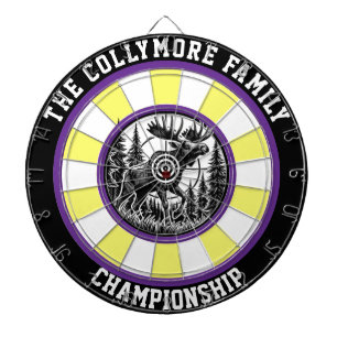 Präzision Moose Forest Target Art Dartscheibe