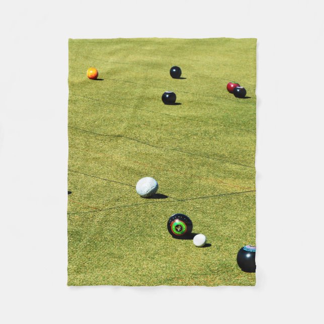 Präzision und Strategie: Wettkampfspiel Fleecedecke (Vorderseite)