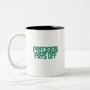 Präzision zahlt sich aus Exzellenz in der Daten Zweifarbige Tasse