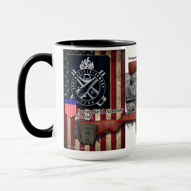 Präzisions-Kaffee-Tasse 1949 Springfields M14 Tasse (Links)