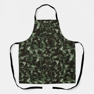 Präzisionsklage: Jagdmotiv Camouflage Patter Schürze