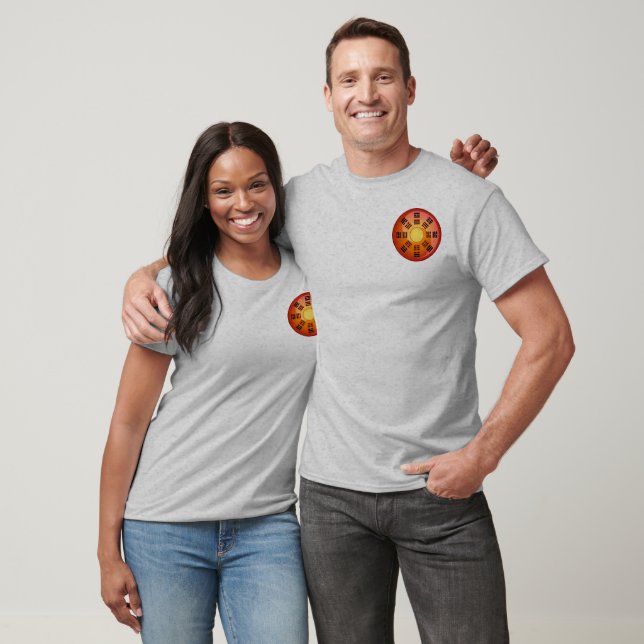 Pre and Post Heaven Bagua Over Ancient Tai Ji T-Shirt (Unisex)