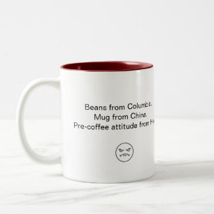 Pre-coffee Attitude coffee Tasse