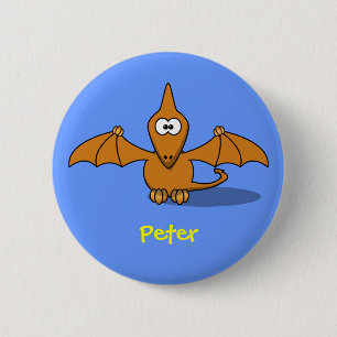 Pre-historc Pterodactyl Button