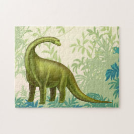 Pre-Histori Brachiosaurus-Dinosaurier-Puzzlespiel