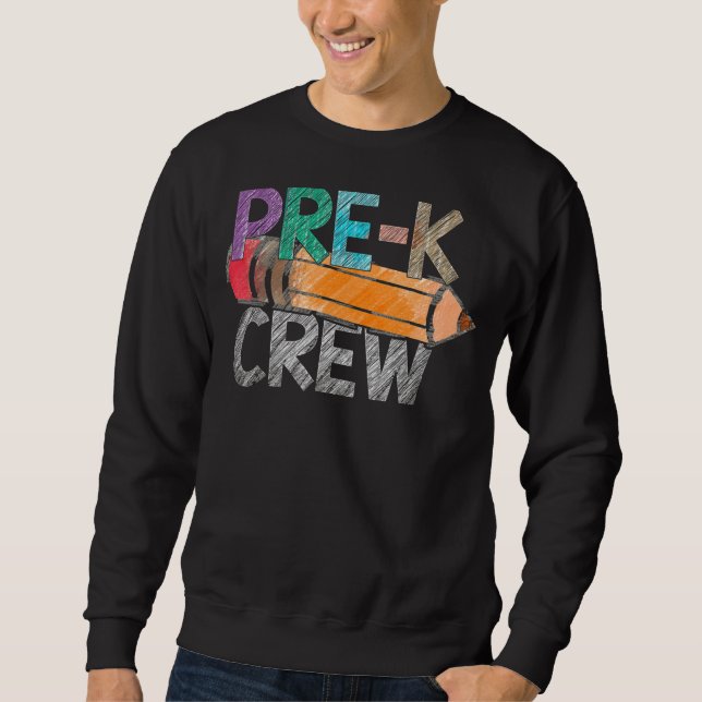 Pre-K-Crew für Mädchen Sweatshirt (Vorderseite)