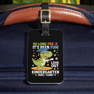 Pre K Graduate Kindergarten Dinosaurier T Rex Gepäckanhänger