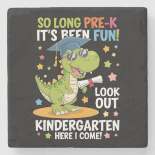 Pre K Graduate Kindergarten Dinosaurier T Rex Steinuntersetzer