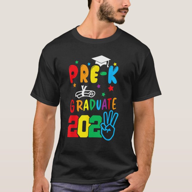Pre K Graduate Last Day Of School Graduation  1 T-Shirt (Vorderseite)