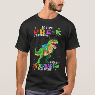 Pre-k Graduate Pre-k Abschluss 2024 Dinosaurier t  T-Shirt