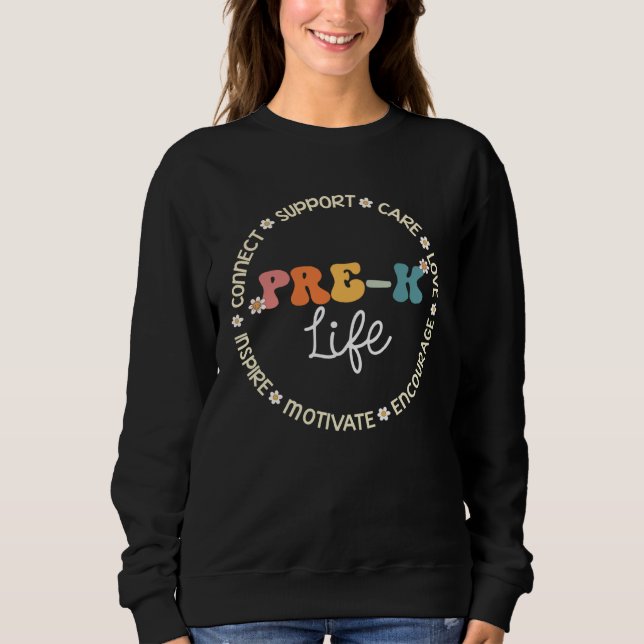 PRE K Life Appreciation Week Back to School Sweatshirt (Vorderseite)
