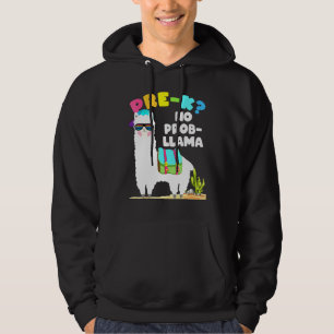 PRE-K No Prob-Llama Zurück zur Schule Llama Alpaca Hoodie