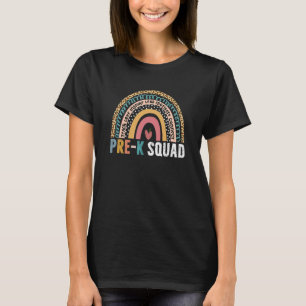 Pre K Regenbogenlehrerteam Pre K Squad Girls Jungs T-Shirt