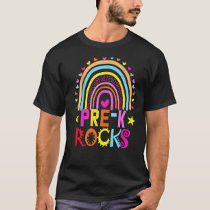 Pre K Rocks Back to School Team Pre K Rainbow Tee