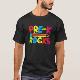 Pre-K Rocks Pre-Kers und Lehrer T-Shirt