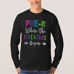 Pre-K Teacher Adventure beginnt den ersten Tag der T-Shirt