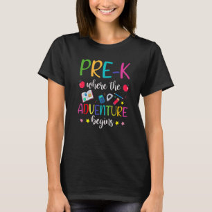 Pre-K Teacher Adventure beginnt den ersten Tag der T-Shirt