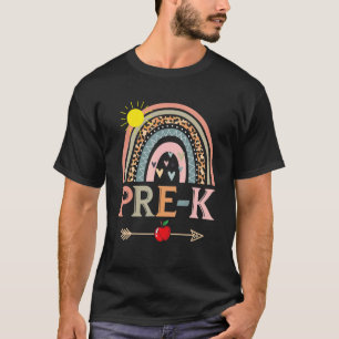 Pre K Vibes Rainbow Happy Erster Schultag T-Shirt