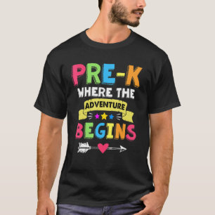 Pre-K, wo das Abenteuer wieder in die Schule geht T-Shirt
