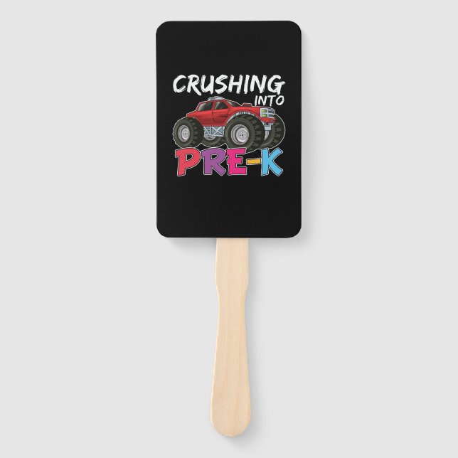 Pre Kindergarten Crushing Into Pre Kindergarten Fächer (Vorderseite)