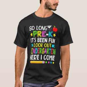 Pre K's Fun Look Out Kindergarten Lehrer Stude T-Shirt