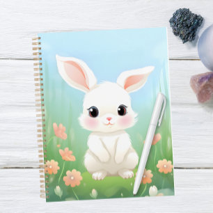 Pré mou : Lapin bébé dans les fleurs du printemps