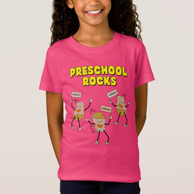 Pre-School Rocks T-Shirt (Vorderseite)