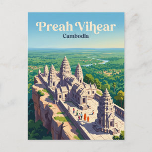 Preah Vihear-Tempel Kambodscha Postkarte