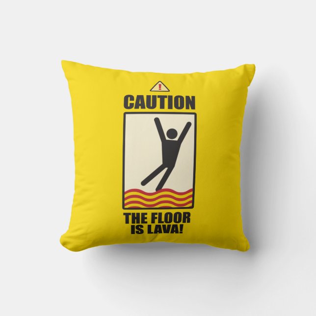 PRÉCAUTION. Le plancher est lave. un coussin (Recto)