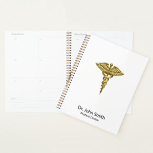 Précieux Médicale Gold Caduceus Professional