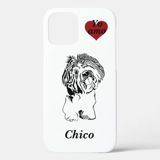 Preciosa Funda Personalizada Shih Tzu Case-Mate iPhone Hülle (Rückseite)