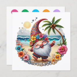 Precious Beach Gnome - Invitation à thème