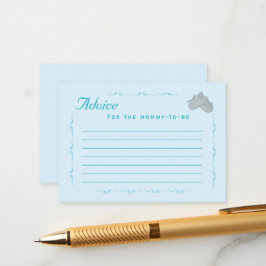 Precious Bundle Boy Baby Shower  Hinweiskarte