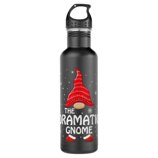 Precious Life The Dramatic Gnome Matching Family G Edelstahlflasche (Vorderseite)