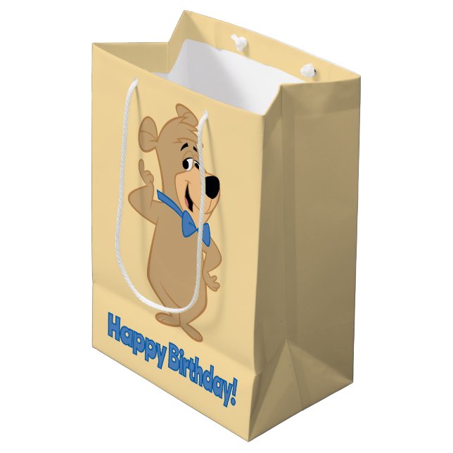 Precocious Boo Bear Mittlere Geschenktüte (Vorderseite Schrägansicht)