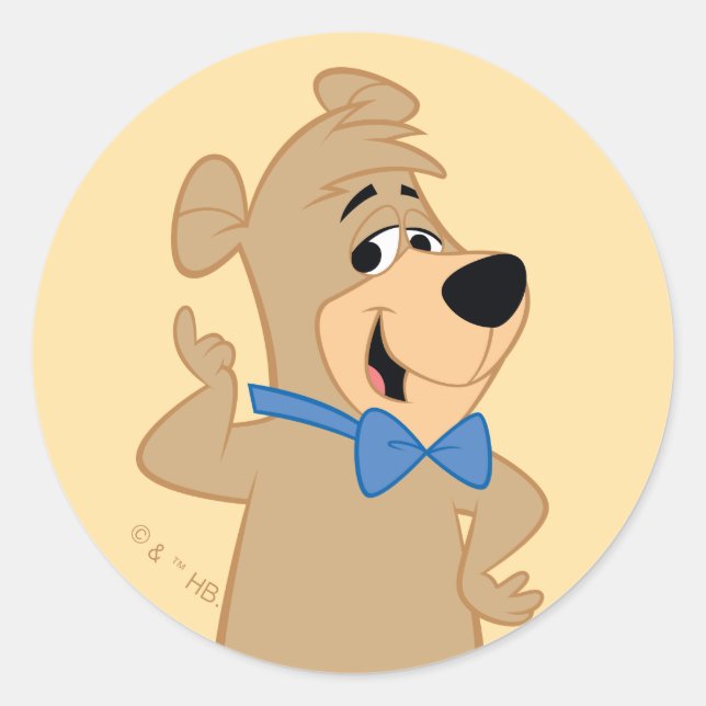 Precocious Boo Bear Runder Aufkleber (Vorderseite)