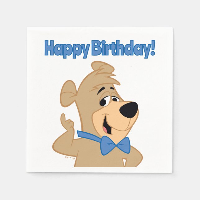 Precocious Boo Bear Serviette (Vorderseite)