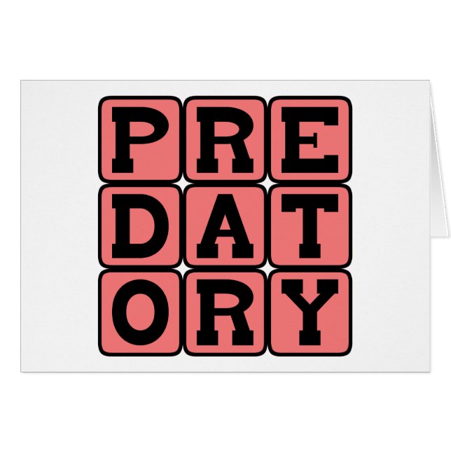 Prédateur, chasseur de têtes (Devant horizontal)