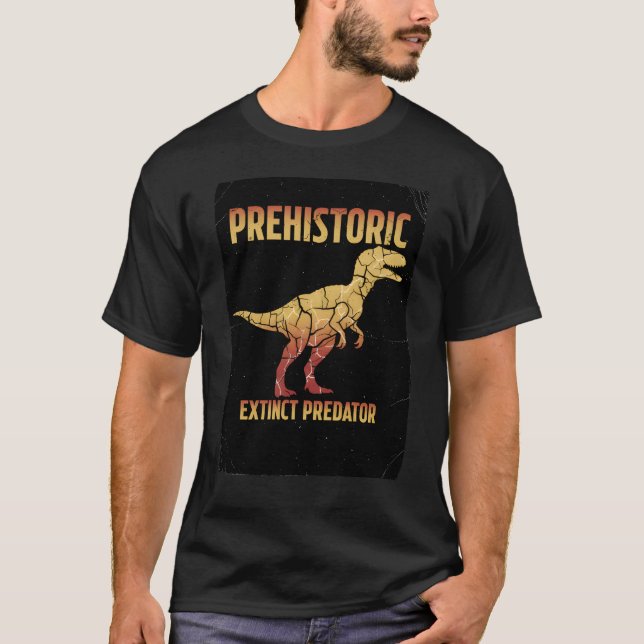 Predator Dinosaur Graphic T-Shirt (Vorderseite)