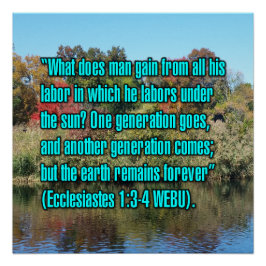 Prediger 1:3-4 WEBU Poster
