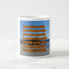 Prediger 3:12-13 WEBU Mug Jumbo-Tasse